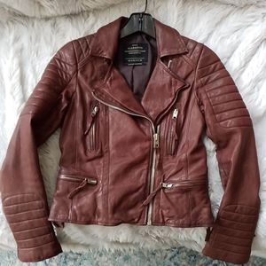 All Saints Leather biker jacket